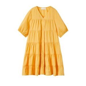 ZARA TIERED SHIRT DRESS